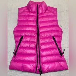 SAM hot pink puffer vest